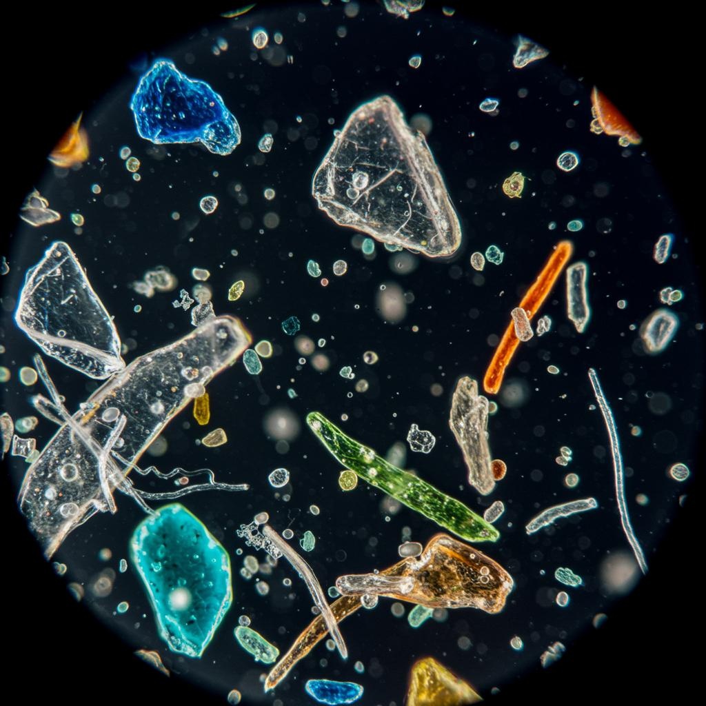 Microplastics in water