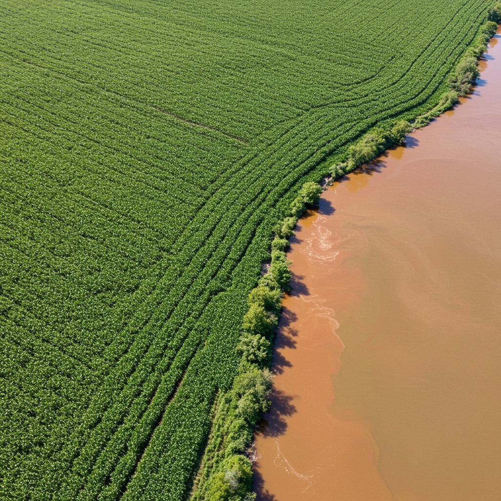 Agricultural nitrate runoff