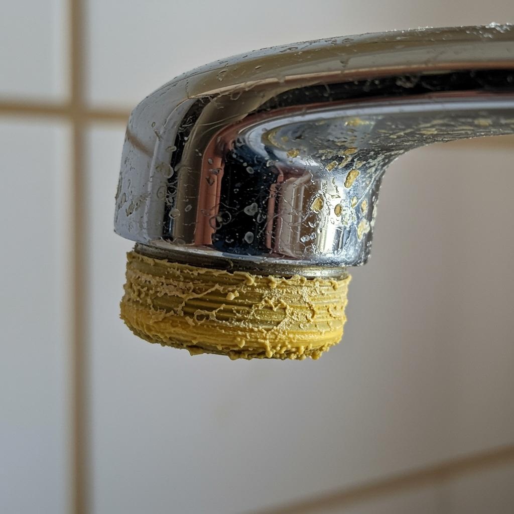 Sulphur staining in water